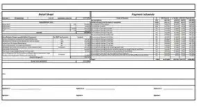 Vascon Tranquil Heights cost sheet preview
